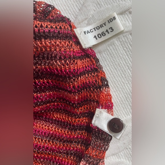 Vtg Express Space Dyed Cami & Cardigan Sweater 2 Piece Set Size Med - Picture 8 of 9